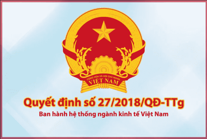 quyết định 27 2018 ngành nghề