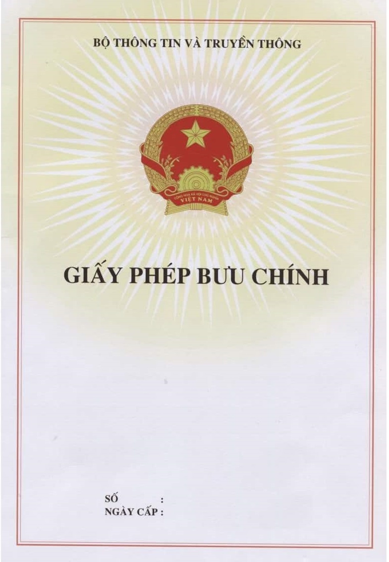 giấy phép bưu chính