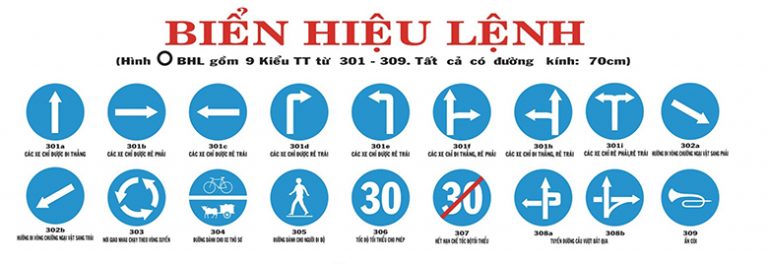 Các loại biển báo giao thông đường bộ 